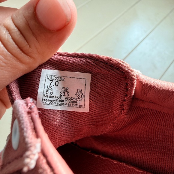 Vans Kids Sneakers - Rust and White - Picture 5 of 5